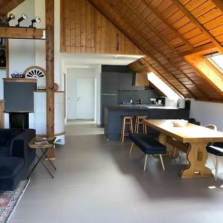 Panorama Loft Im Schwarzwald Mit Spektakulaerer Aussicht, 3 Schlafzimmer, Direkt Am Waldrand, Grosser Garten, Nahe Baden-baden Διαμέρισμα *